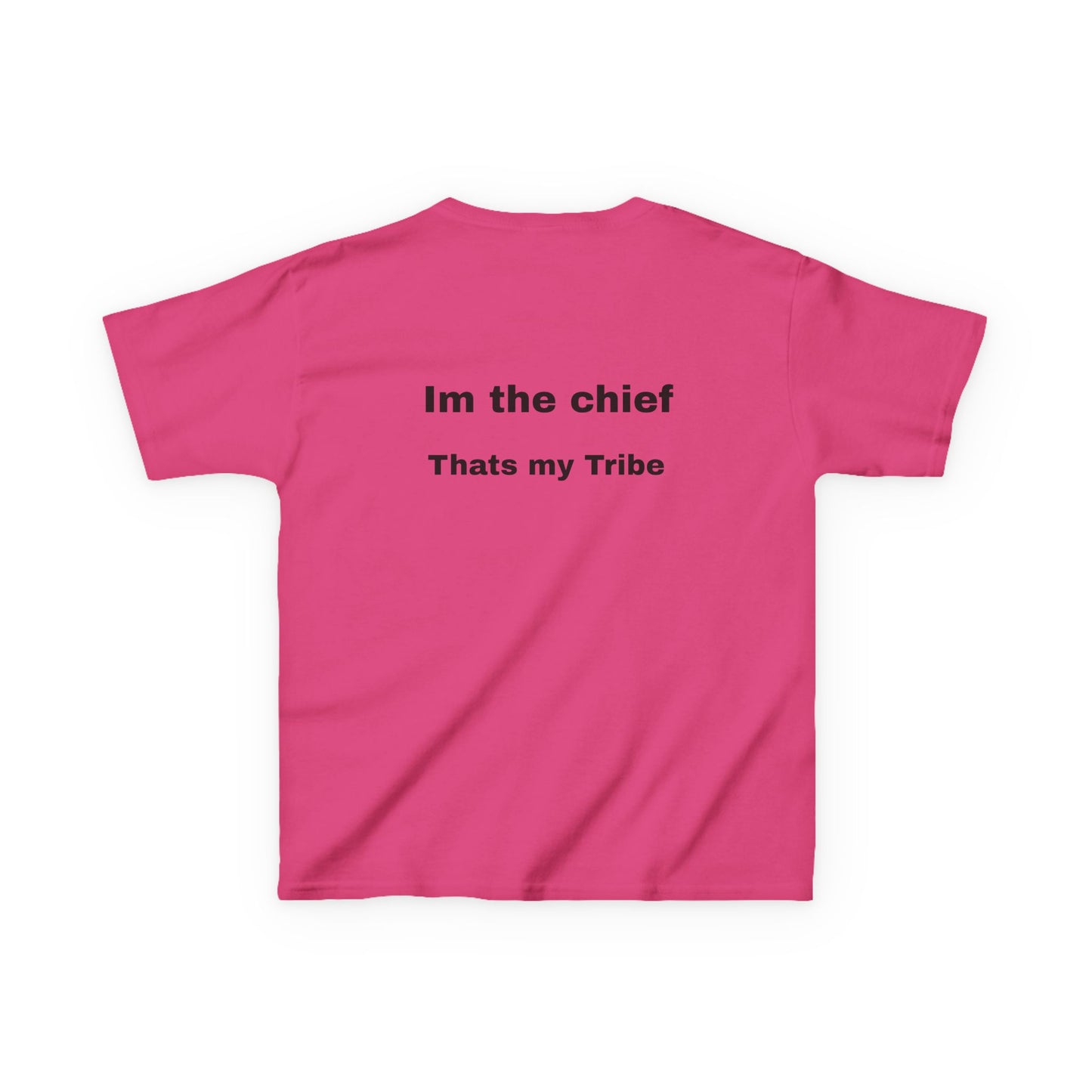 Tribal Chief Kids Heavy Cotton Tee - Fun & Unique Native American Inspired Shirt