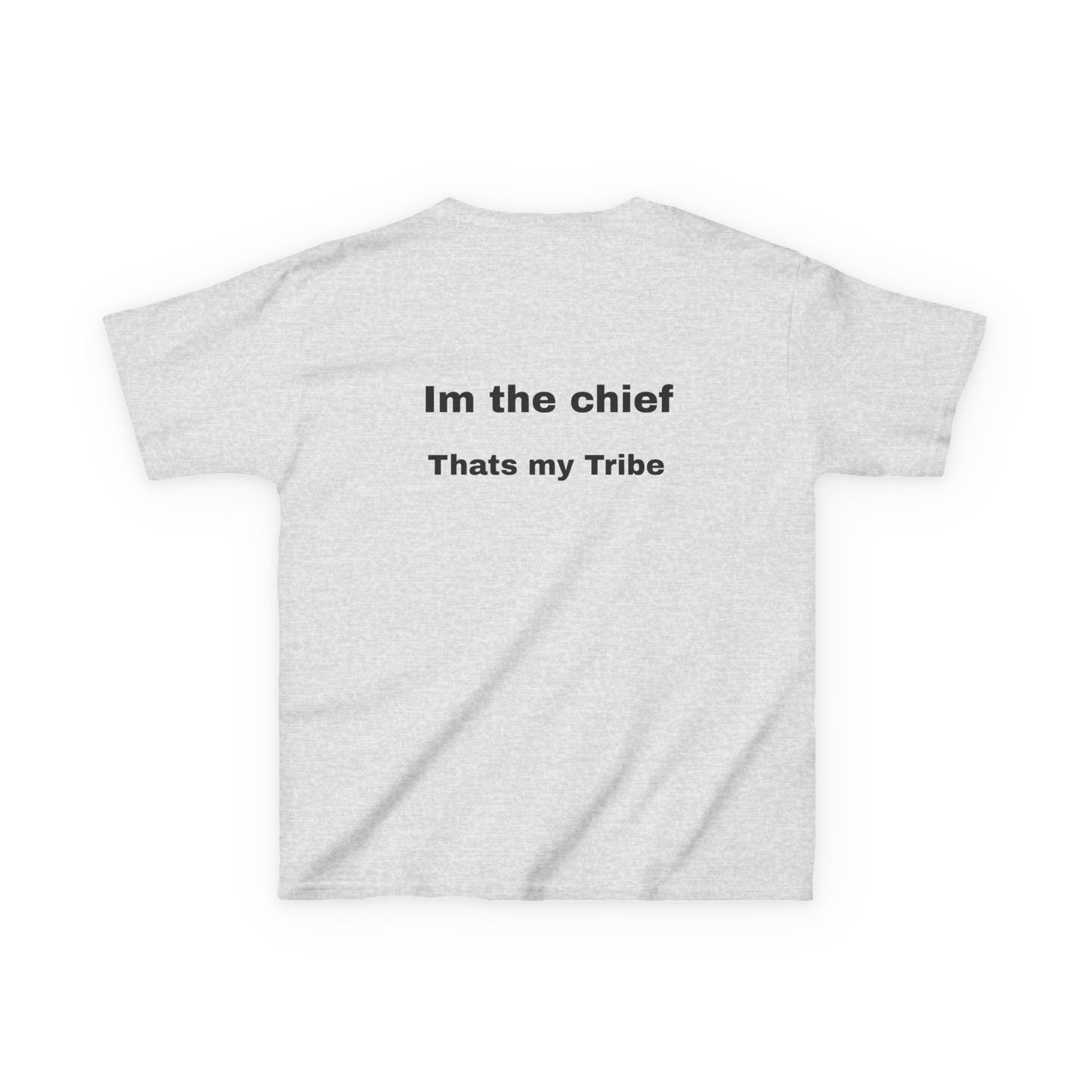 Tribal Chief Kids Heavy Cotton Tee - Fun & Unique Native American Inspired Shirt