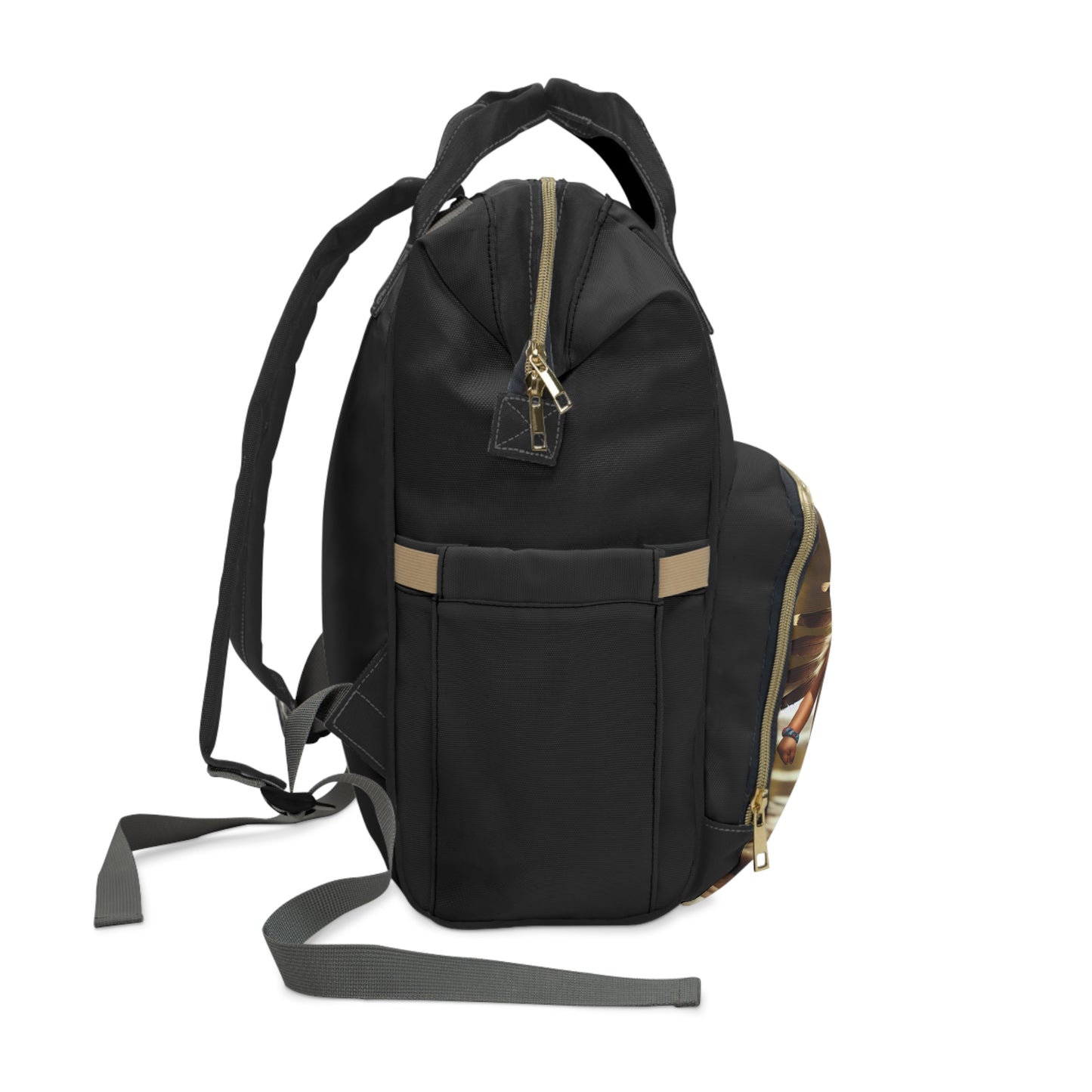 Adventure Themed Multifunctional Diaper Backpack - Perfect for Parents on the Go