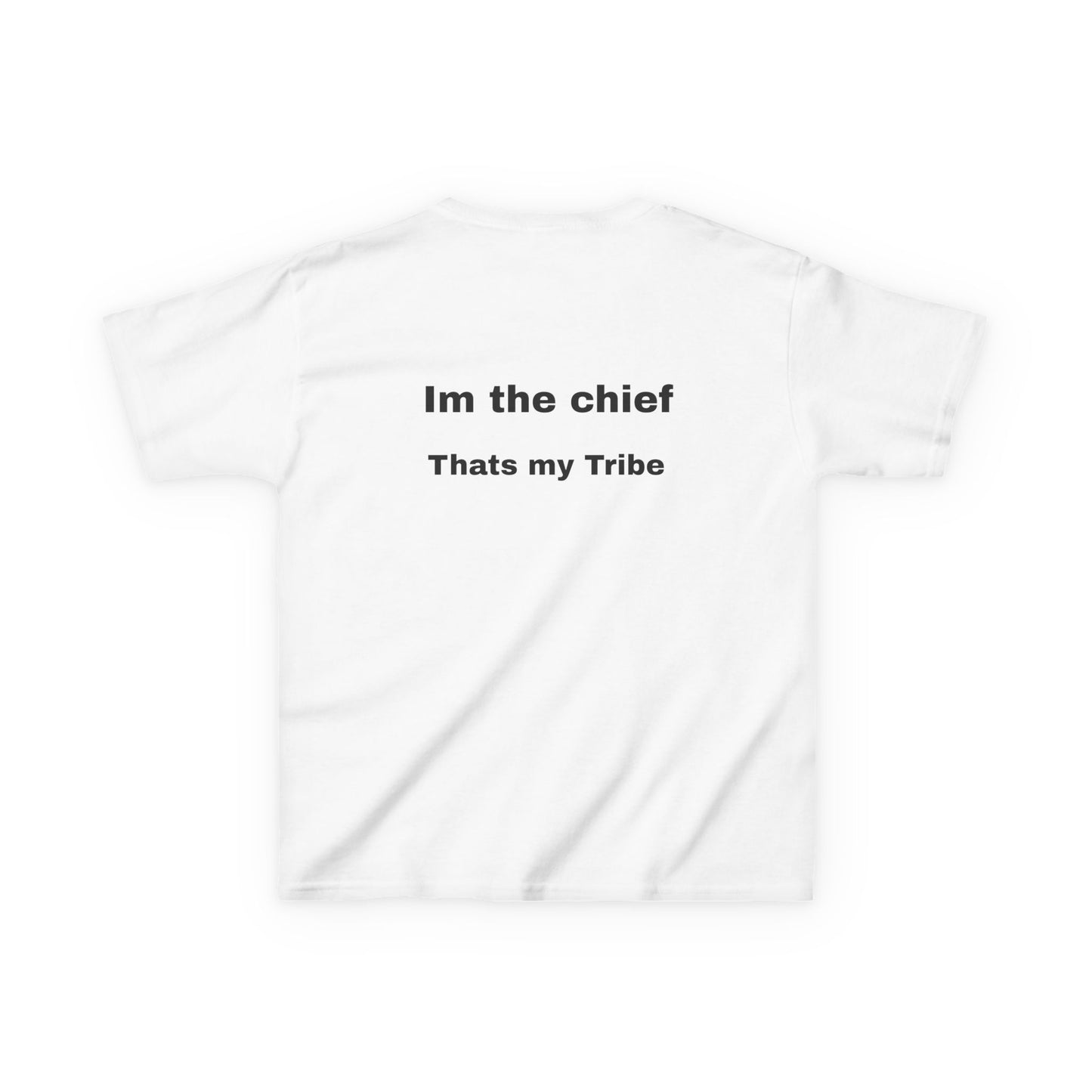 Tribal Chief Kids Heavy Cotton Tee - Fun & Unique Native American Inspired Shirt