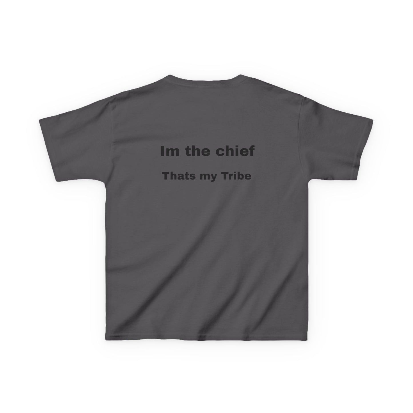 Tribal Chief Kids Heavy Cotton Tee - Fun & Unique Native American Inspired Shirt