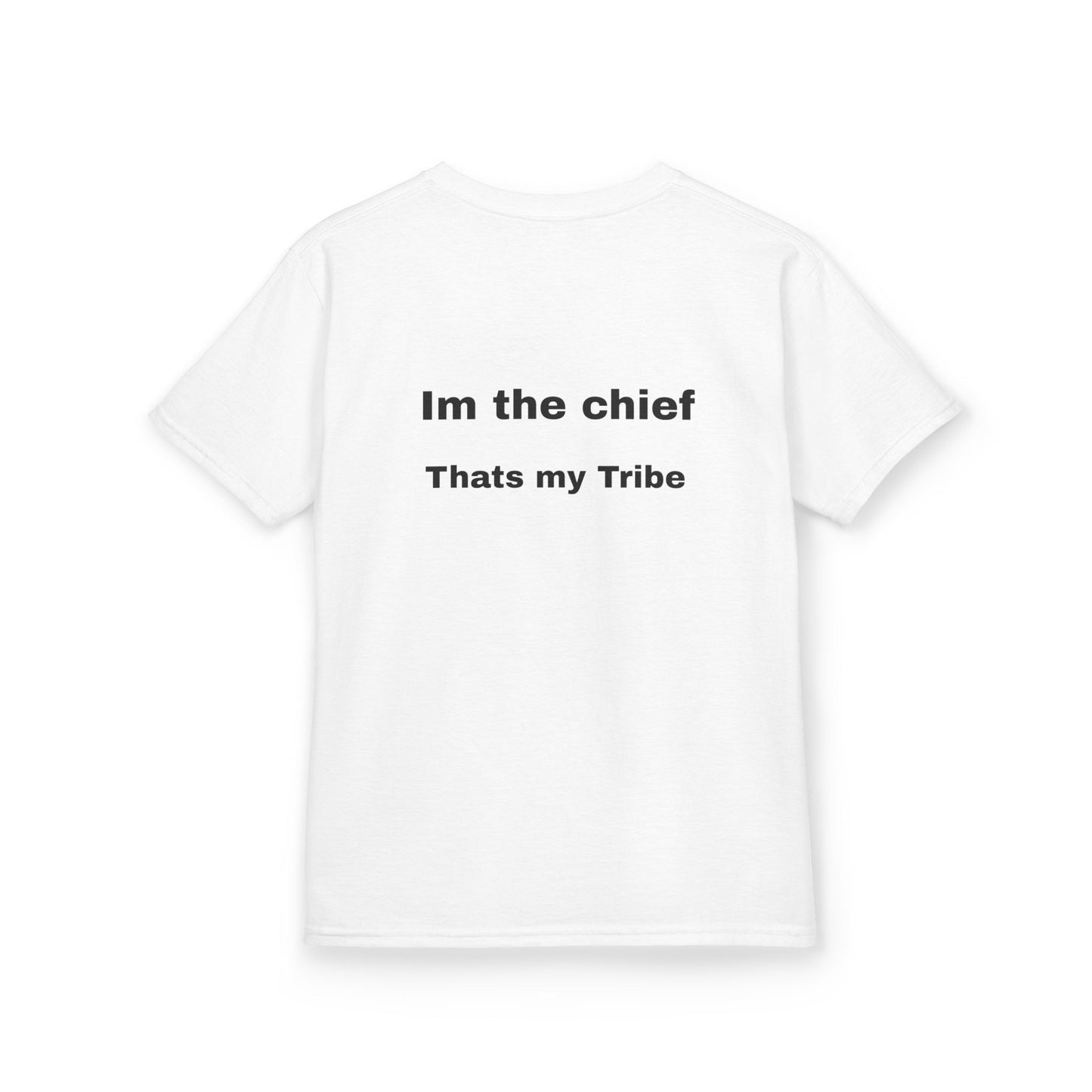 Tribal Chief Kids Heavy Cotton Tee - Fun & Unique Native American Inspired Shirt