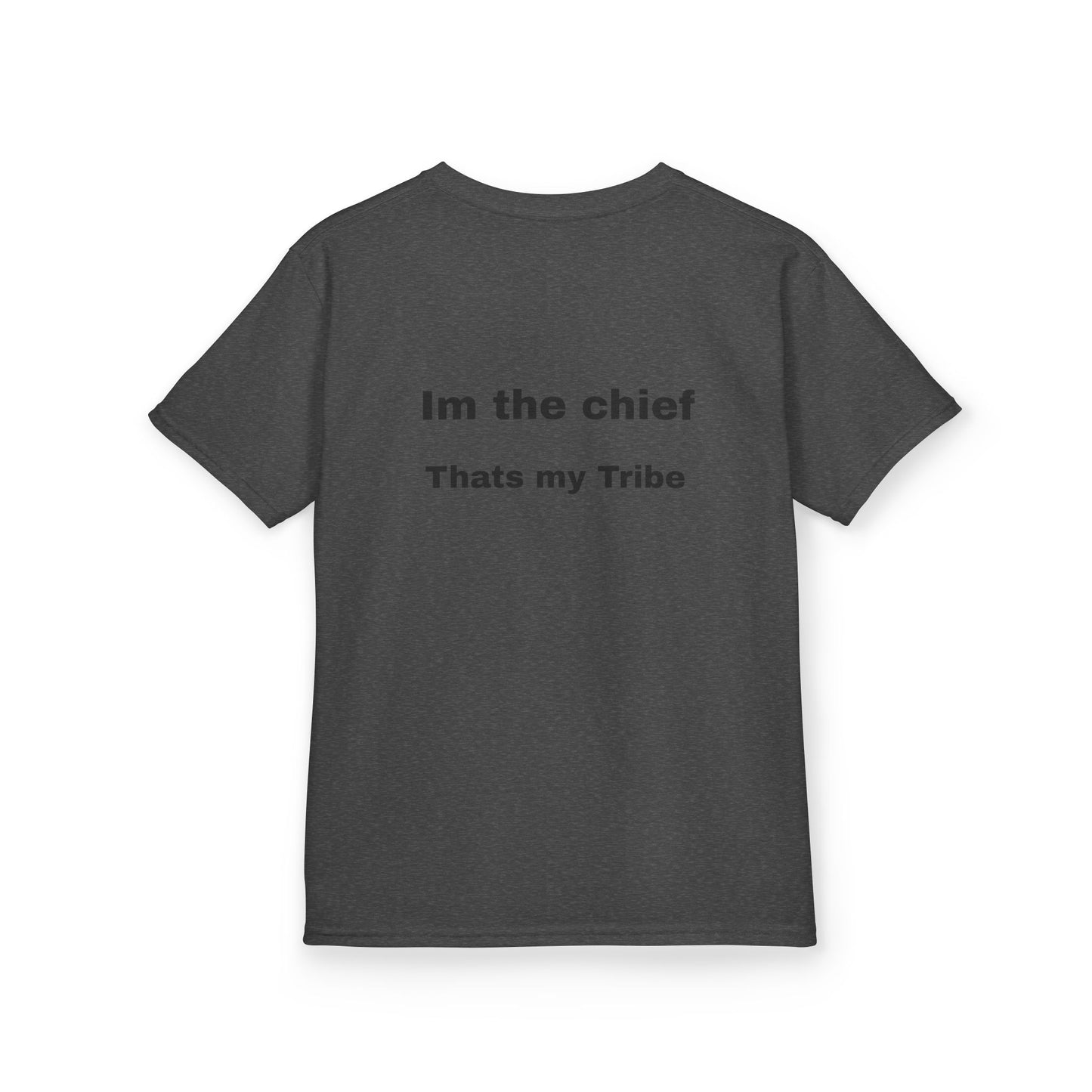 Tribal Chief Kids Heavy Cotton Tee - Fun & Unique Native American Inspired Shirt