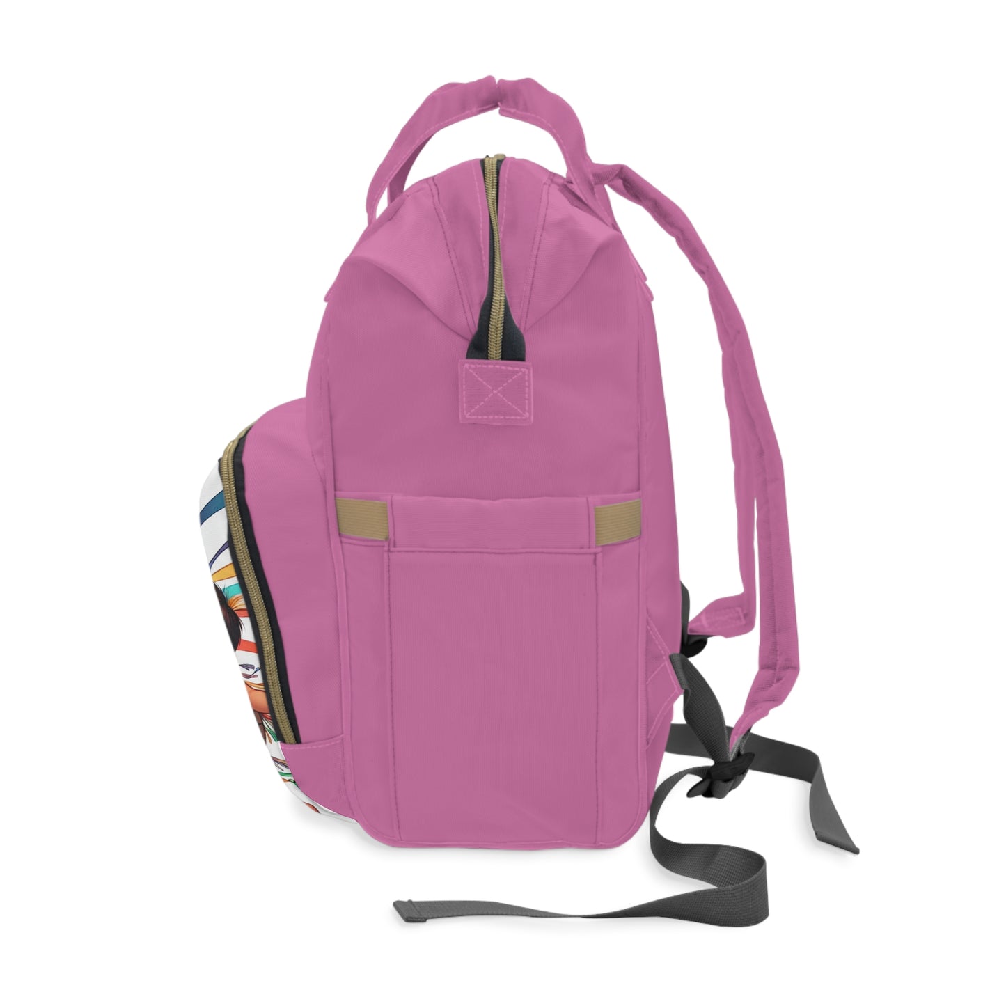 Colorful Kid’s Diaper Backpack - Fun & Functional for Parents