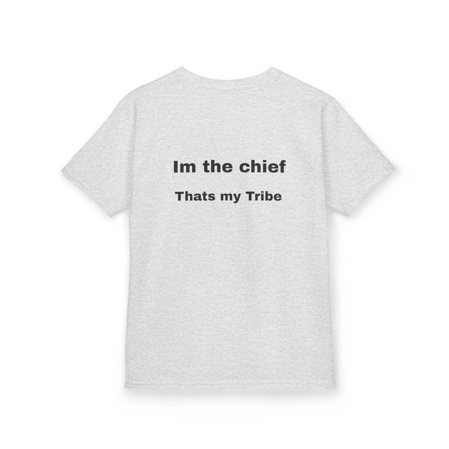 Tribal Chief Kids Heavy Cotton Tee - Fun & Unique Native American Inspired Shirt