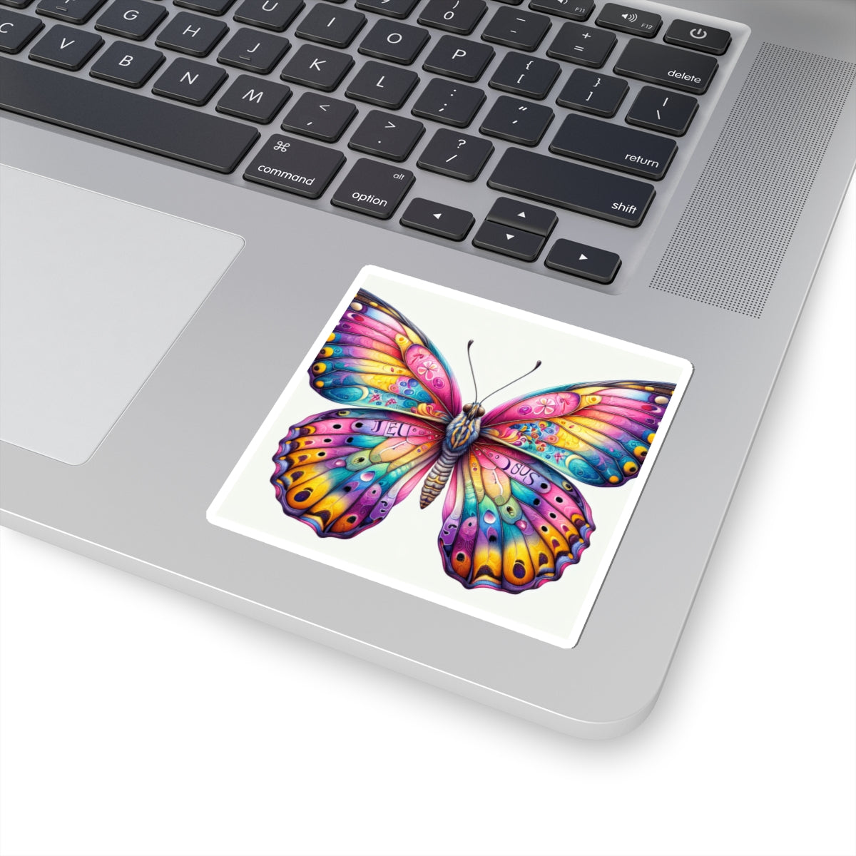 Vibrant Butterfly Kiss-Cut Stickers | Colorful Artwork for Laptop, Journals & More