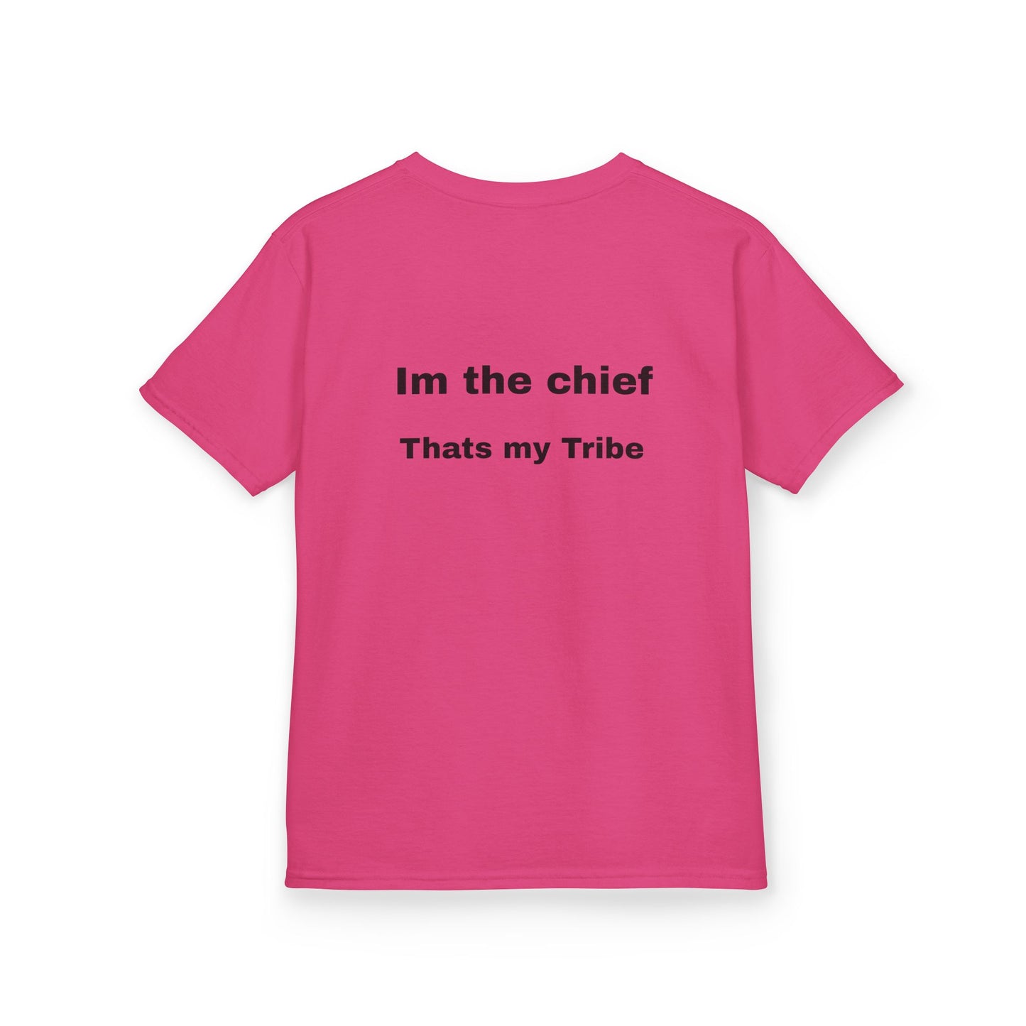 Tribal Chief Kids Heavy Cotton Tee - Fun & Unique Native American Inspired Shirt