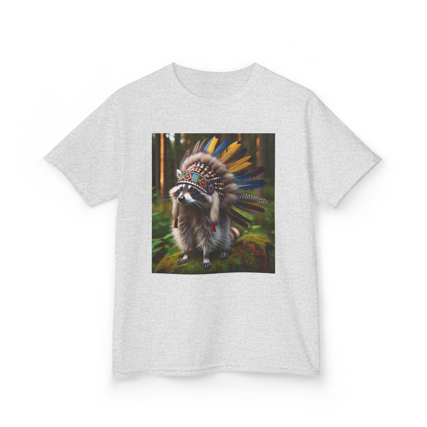 Tribal Chief Kids Heavy Cotton Tee - Fun & Unique Native American Inspired Shirt