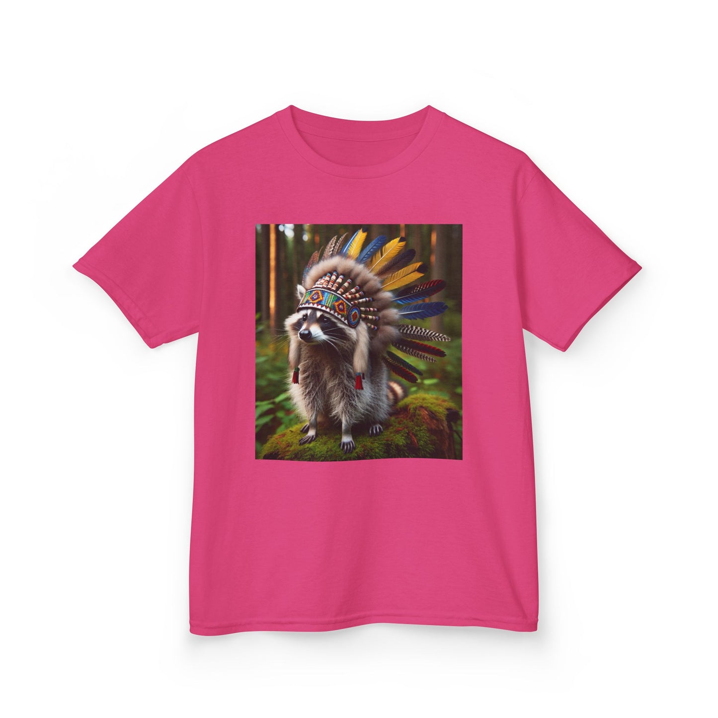 Tribal Chief Kids Heavy Cotton Tee - Fun & Unique Native American Inspired Shirt