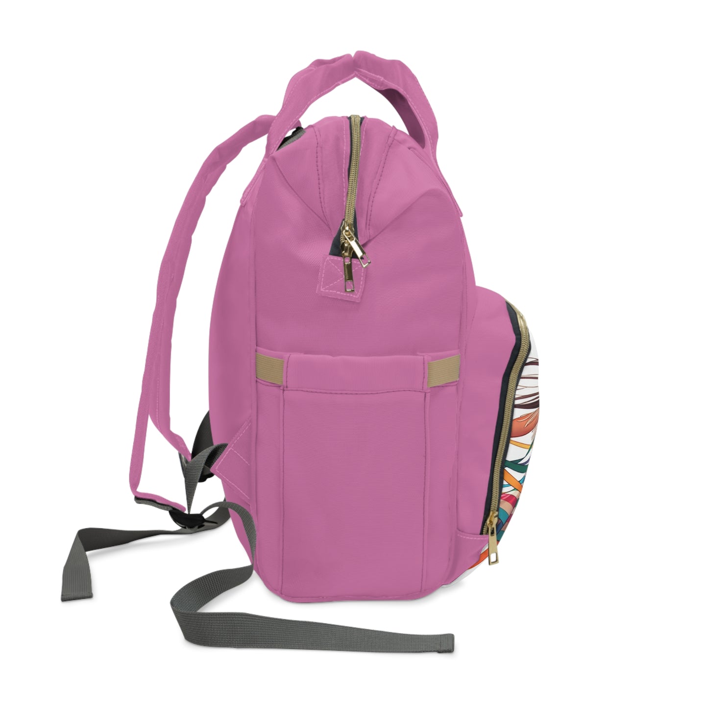 Colorful Kid’s Diaper Backpack - Fun & Functional for Parents